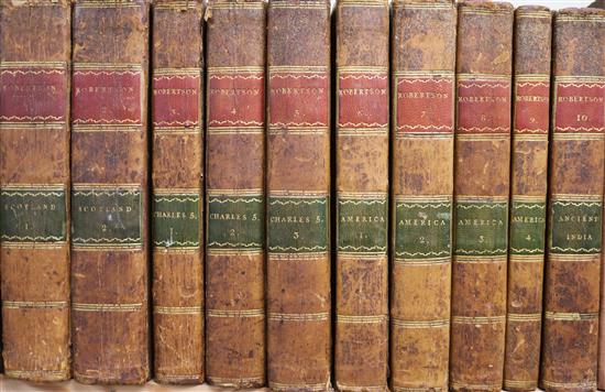 Robertson, William - The History of Scotland, 2 vols, London 1794 - The History .... of Emperor Charles V,